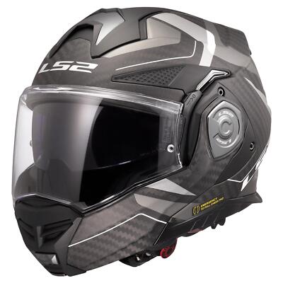 LS2 FF901 Advant X Carbon Horizon Flip Front Motorradhelm Modular Deckel