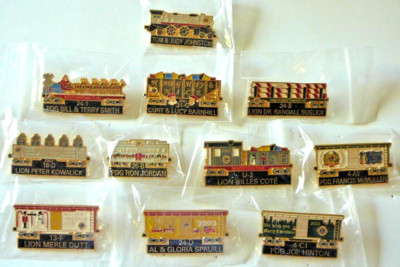 Lions Club Pins - TOM & JUDY JOHNSTON'S 2003 HOLIDAY TRAIN