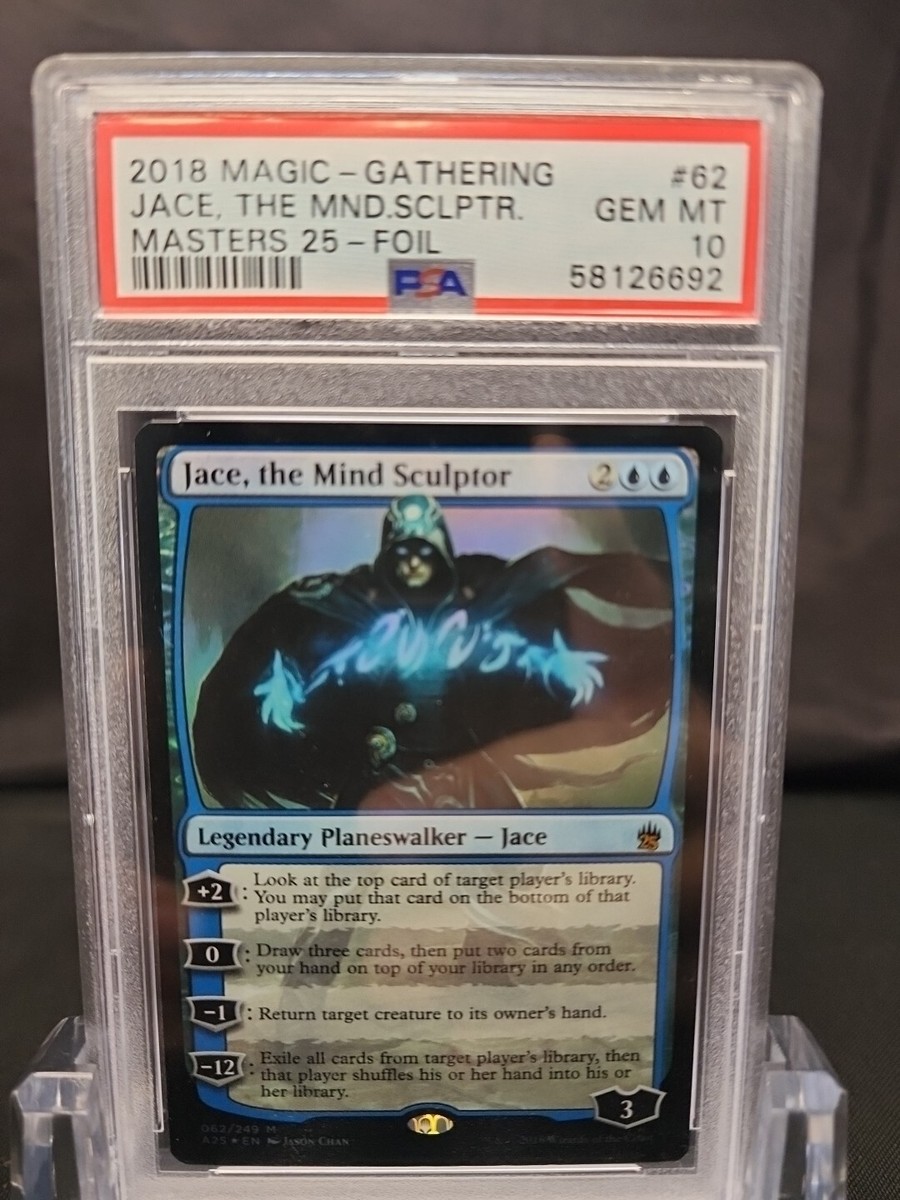 マジック：ザ・ギャザリング [MED_WAR]Jace, the Mind Sculptor (PSA10) MTG FOIL Jace, the Mind Sculptor PSA 10 GEM MINT Masters 25
