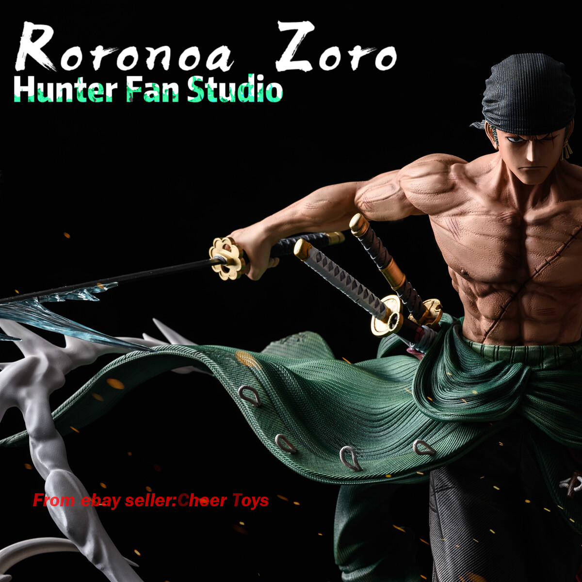 Hunter Fan Studio One piece Roronoa Zoro GK Collector Resin