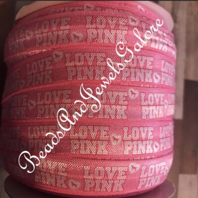 Girly foe girly elastic hair tie pink foe vs inspired love pink closing sale*