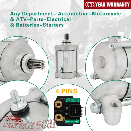 Starter & Relay 5TG-81890-00-00 18761 410-54071 for Yamaha YFZ450 2004-09 12-13 - 第 5/12 張圖片