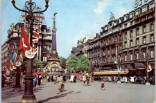 Place de Brouckere and Hotel Metropole, Bruxelles, Belgium Postcard