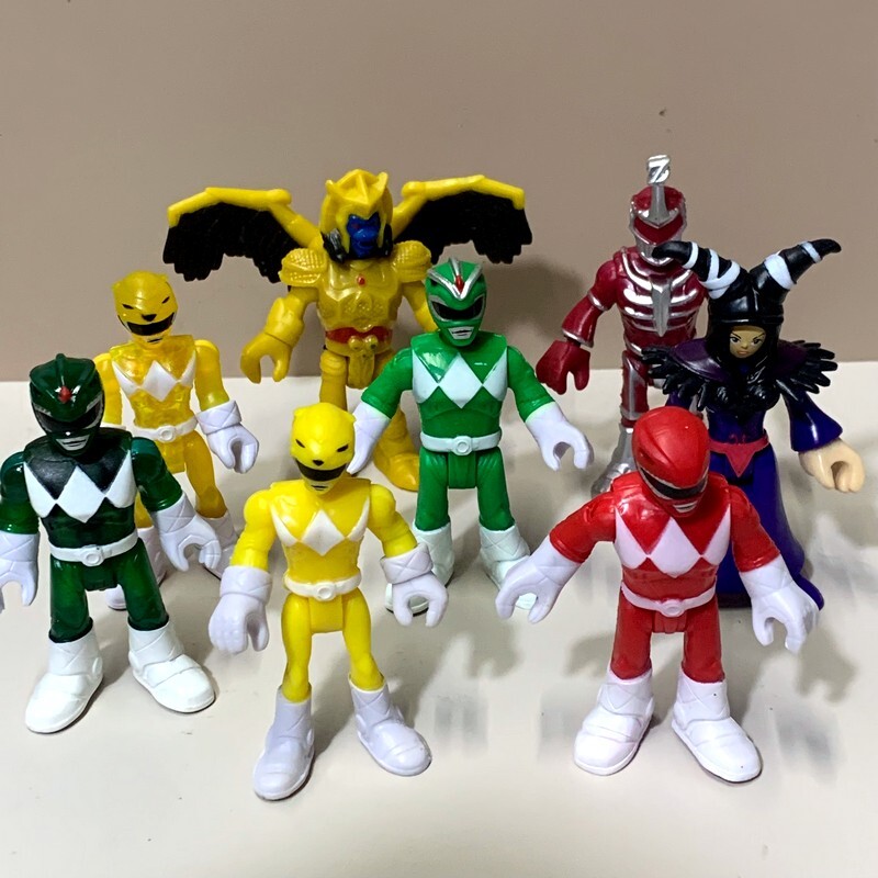 Lot 8x Fisher Imaginext Power Rangers Rita Repulsa Lord Zedd Red