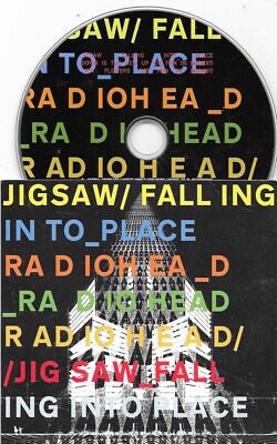 Radiohead - Jigsaw Falling Into Place - 3 track  CD Single Papersleeve