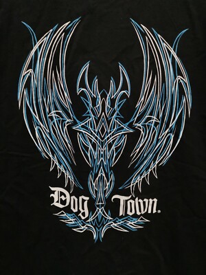 VINTAGE DOGTOWN DOG TOWN SKATEBOARD SKATE T SHIRT ZORLAC POWELL