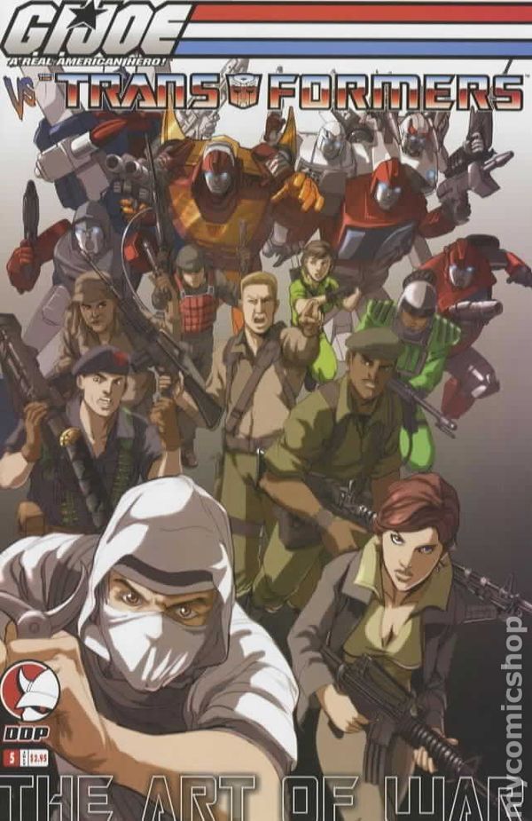GI Joe vs. Transformers Art of War 5B Cummings Variant VF 2006 Stock