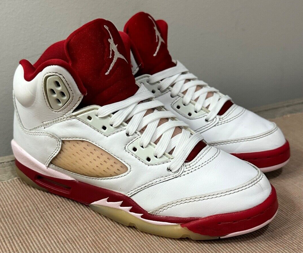Nike Air Jordan 5 V Retro Pink Red Foam White 440892-106 Nike Air Jordan 5 V Retro Pink Red Foam White 440892-106