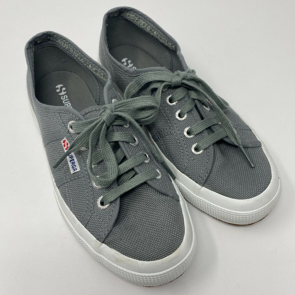 Superga Womens 2750 Cotu Classic S000010-M38 Gray Sneaker Shoes