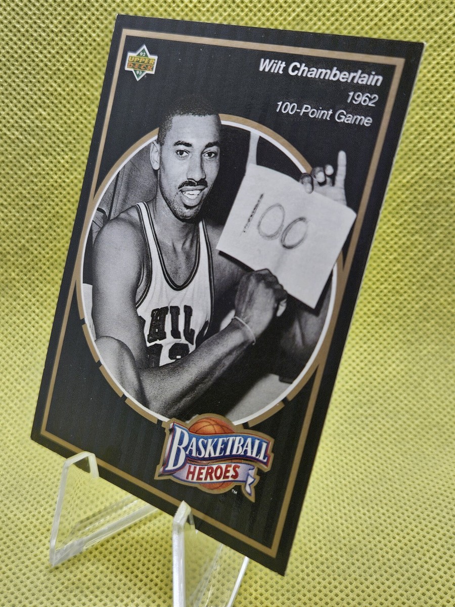 Wilt Chamberlain - Upper Deck 100 Point Game Basketball Heros 13