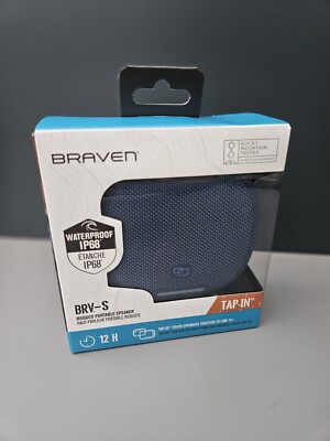 Braven BRV-S TAP-IN Bluetooth Lautsprecher Blau