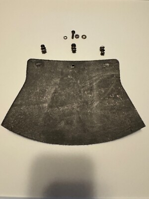 Harley 3757-26 Black Leather Mud Flap Kit WLA WLC Knucklehead VL