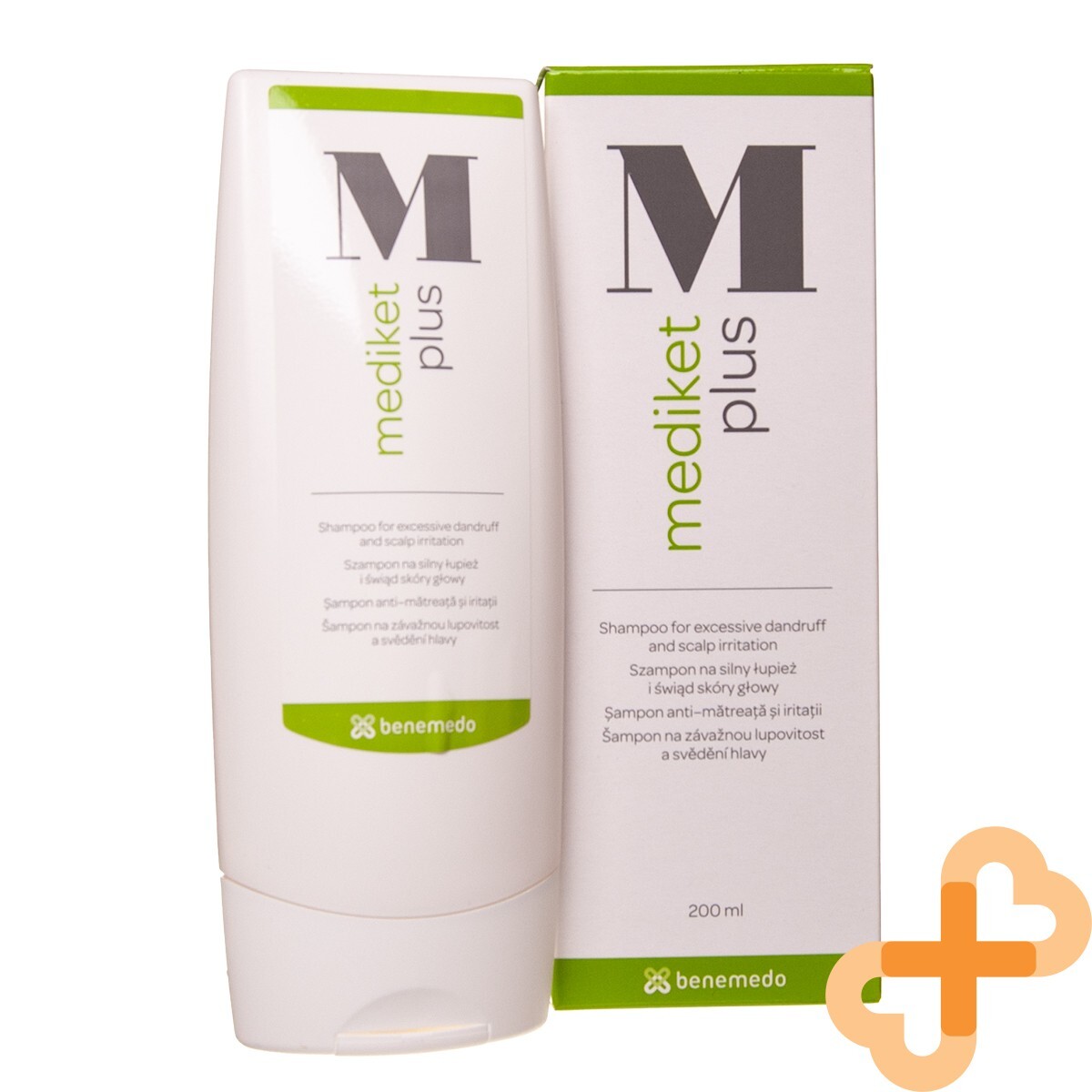 MEDIKET Plus Shampoo Per Asciutto Cute pelle e Capelli Cura 200 ML Anti Forfora