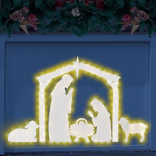 Lighted Christmas Nativity Decorations Outdoor, Large Christmas Nativity Scene - Picture 3 of 8