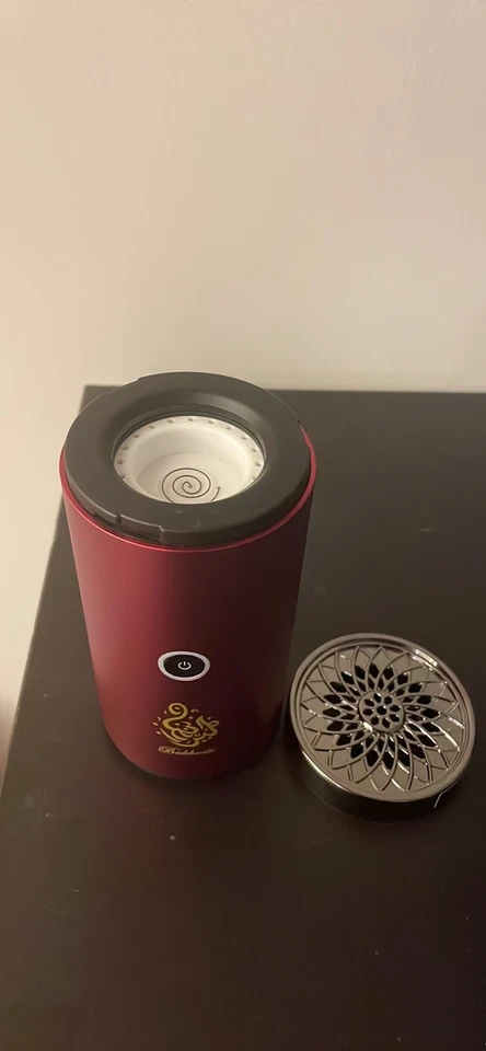 Quemador bukhoor de incienso eléctrico portátil para uso doméstico y automovilístico Foto 3 de 4