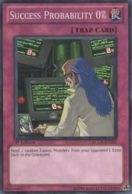 Success Probability 0% LCGX-EN261 Common X1 MINT 1st YUGI Legendary Collection 2