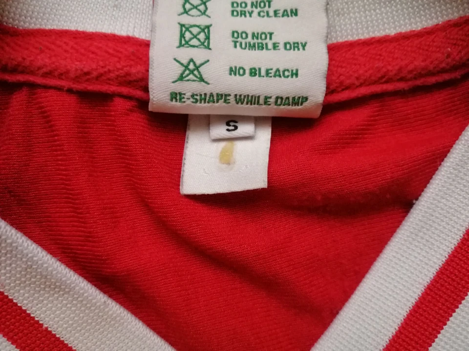 Camiseta de fútbol Liverpool 1982 1983 local réplicas retro camiseta marcador sorteo talla S Foto 4 de 4