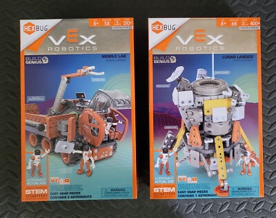Hexbug VEX Robotics: Mobile Lab & Lunar Lander - 2 Pack Bundle NIB
