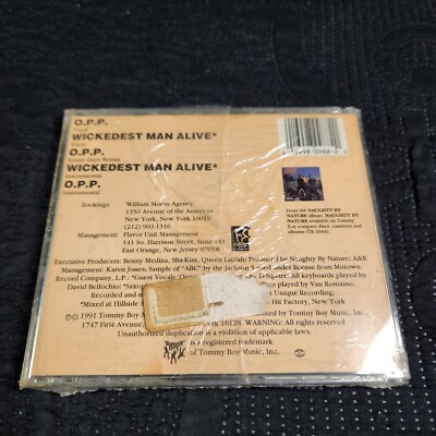 O.P.P. [US] [Single] by Naughty by Nature (CD, Oct-1991, Tommy Boy