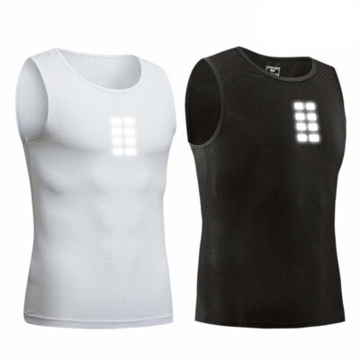 Ärmellose Radfahren Base Layer Kühlung Unterhemd MTB Rennrad Weste Kompression