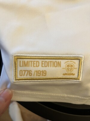 leeds united centenary shirt limited edition