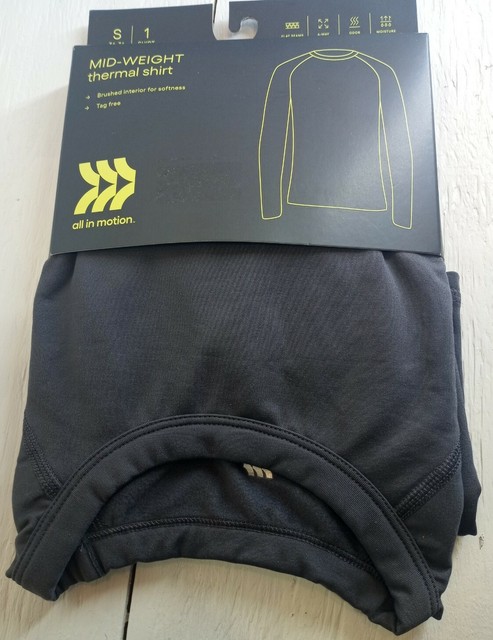 2 PR Mens All in Motion Thermal Pants M 