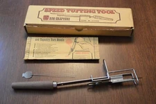 Vintage Crafters Rug Kit Speed Tufting Tools in Original Box 1974 Rare!