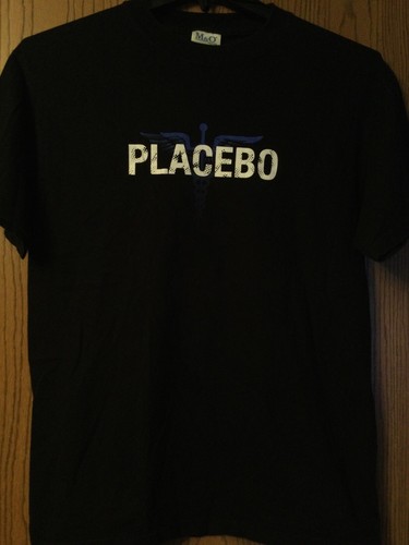 Placebo - Black Tour Shirt - M - M&O Knits