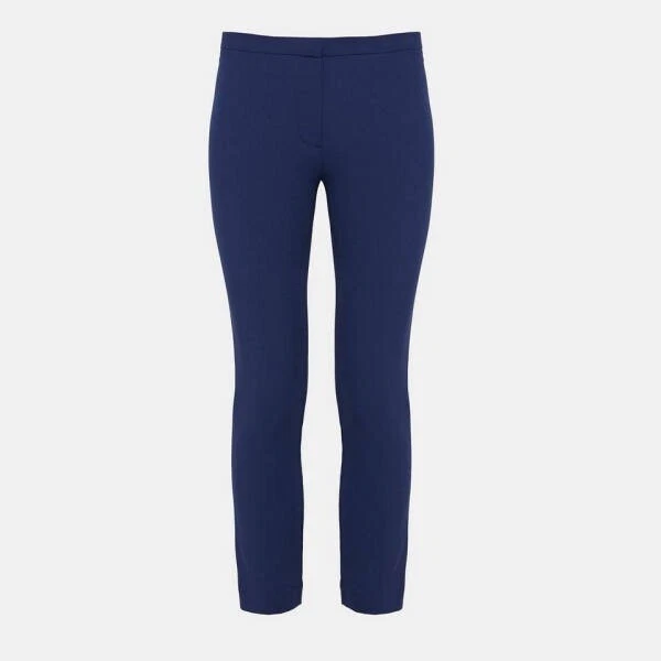 New Theory Classic Skinny Leg Crop Pants Bright Midnight Size 10 MSRP 295