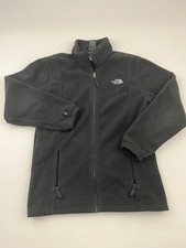 The North Face Black Fleece Jacket Full Zip Girls Size XL Youth Teen Coat Fall