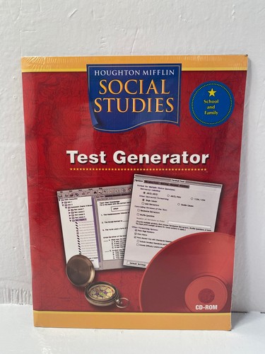 Houghton Mifflin Social Studies Test Generator School &amp; Family CD-ROM ...
