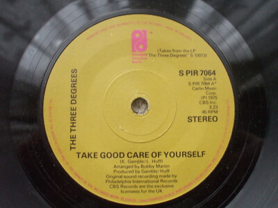 Three Degrees - Take Good Care Of Yourself / If And When - Soul / Funk 45