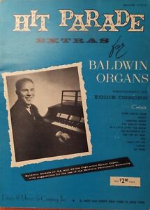 1958 Hit Parade Organ Eddie Osborn One For My Baby Gypsy Tea Room Sheet Music Ebay