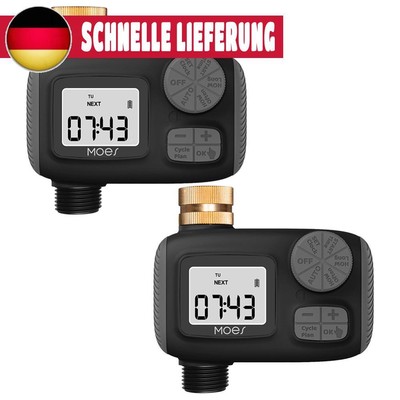 Water Timer 1-Outlet IP55 Waterproof Intelligent Sprinkler Tool for Outdoor Use