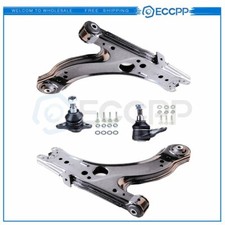 4pcs Front Lower Control Arms Lower Ball Joints For 98-04 Vw Beetle Golf Jetta