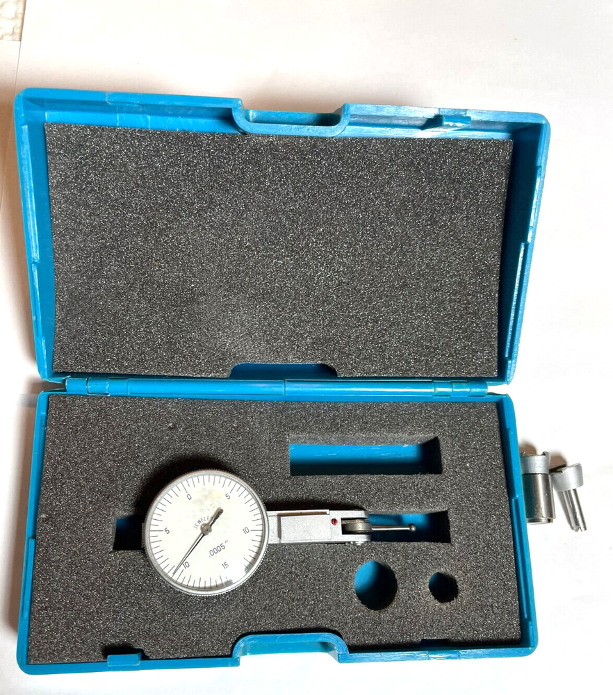 Lever-Type Dial Test Indicator Jeweled 0.0005 Precision Measuring Tool