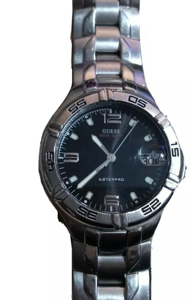 reloj guess waterpro steel 10 atm