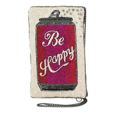 Mary Frances Be Happy Crossbody Phone Bag Pop Can
