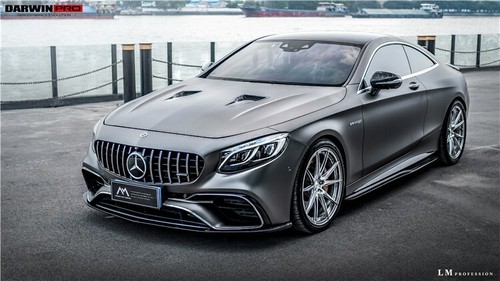 18 21 Benz C217 S63 S65 Amg Coupe Bkss Style Carbon Front Lip Body Kit Ebay