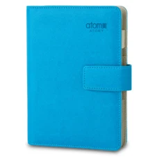 Atomy 2023 Diary 365 Days Calendar Blue 6 Hole Ring Binder Magnetic Compact NEW