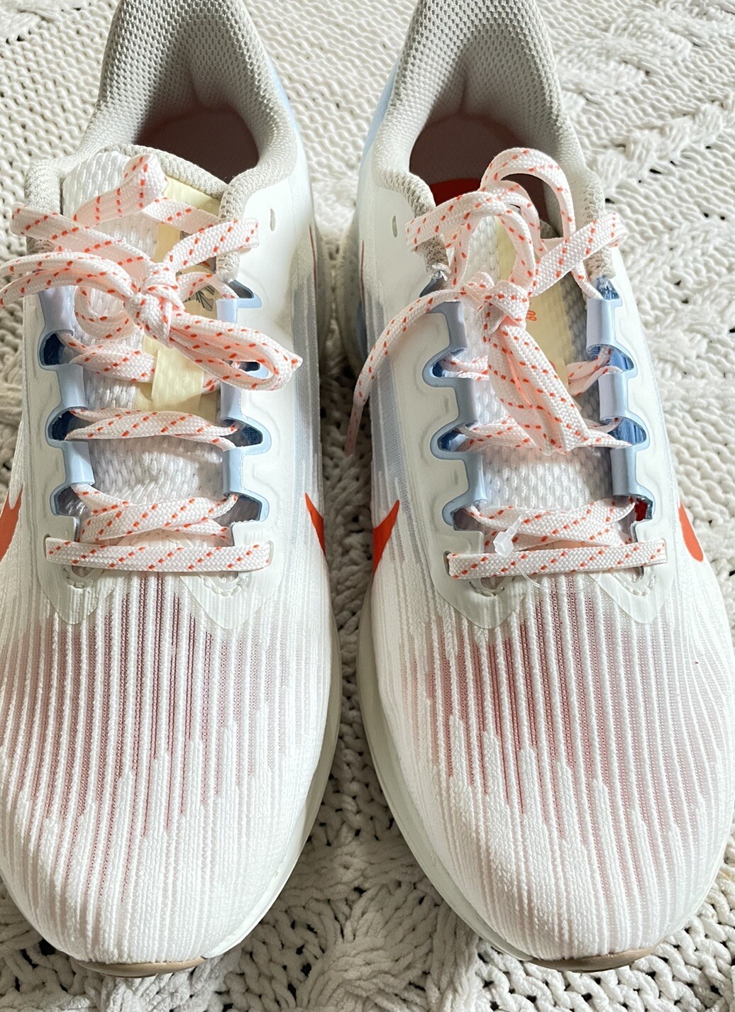 OFF WHITE X NIKE Nike donna Air Wind Flo 9 off bianco arancione pietra leggera DX6048 181 taglia 8