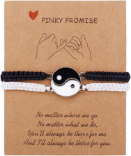 Best Friend Bracelets Couples Bracelets for 2 Matching Yin Yang
