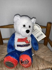 Massachusetts Souvenir Teddy Bear Plush Collectible Toy 50 State Coll With Coin