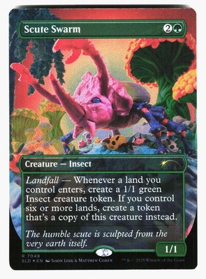Scute Swarm #7048 (Rainbow Foil) (NM) Secret Lair Play-Doh Extra Life SLD MTG
