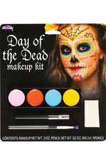 Brand New Day of the Dead Costume Make-Up Kit Female 