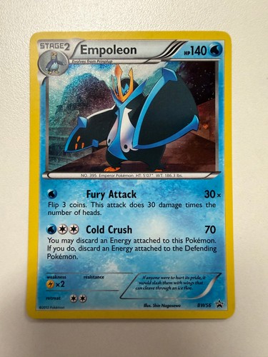 Pokemon TCG Empoleon BW56 Black Star Promo Holo L@@K!