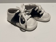 New Baby Deer Size 1 Leather Saddle Oxford Bootie Crib Shoes
