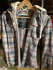 Super Dry Thick Shirt With Hoody Size Extra Small. Used. ￼