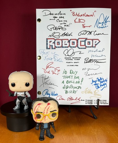 Robocop & Robocop 2 Scripts Signed- Autograph Reprints - Picture 2 of 14