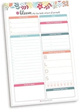 Daily To Do Planner Notepad Undated Tear Off Checklist Pad